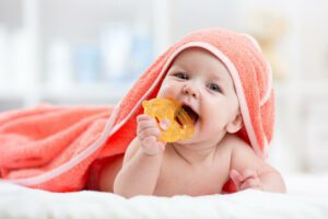 Enxaguante bucal para bebês e crianças