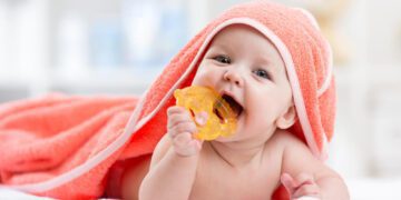 Enxaguante bucal para bebês e crianças