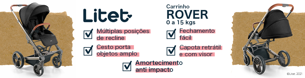 Carrinho de passeio Rover Litet Multikids