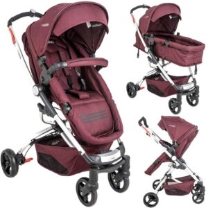 Carrinho de Bebe Moises Kiddo Eclipse Melange