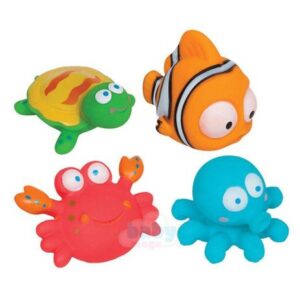 Bichinhos aquáticos para brincar no banho