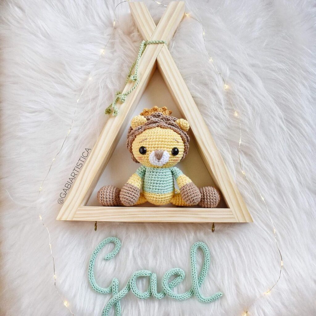 Porta maternidade amigurumi