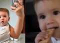 Maria Alice, filha de Virgínia Fonseca e Zé Felipe, apareceu comendo um biscoito de maisena na internet e a polêmica começou