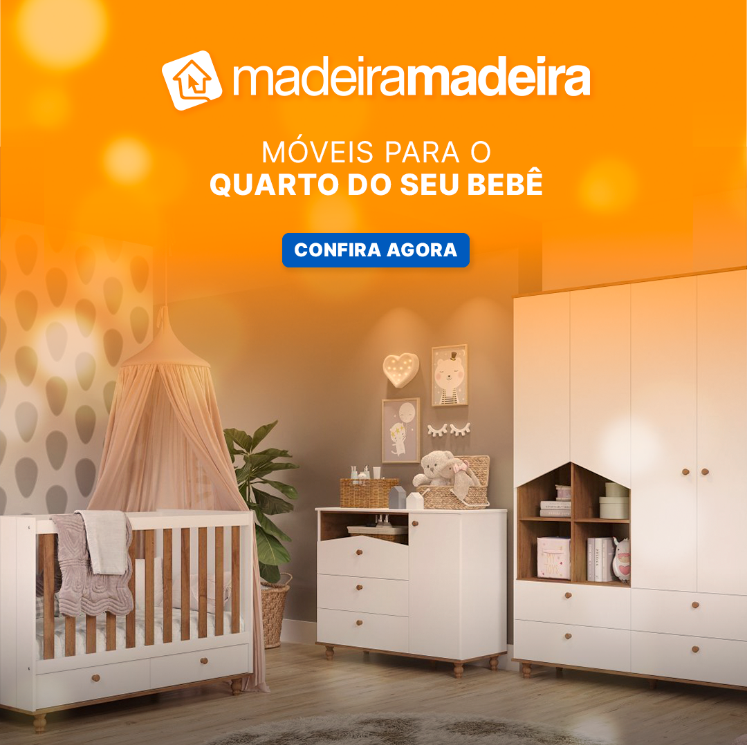 Produtos essenciais para bebê no site MadeiraMadeira