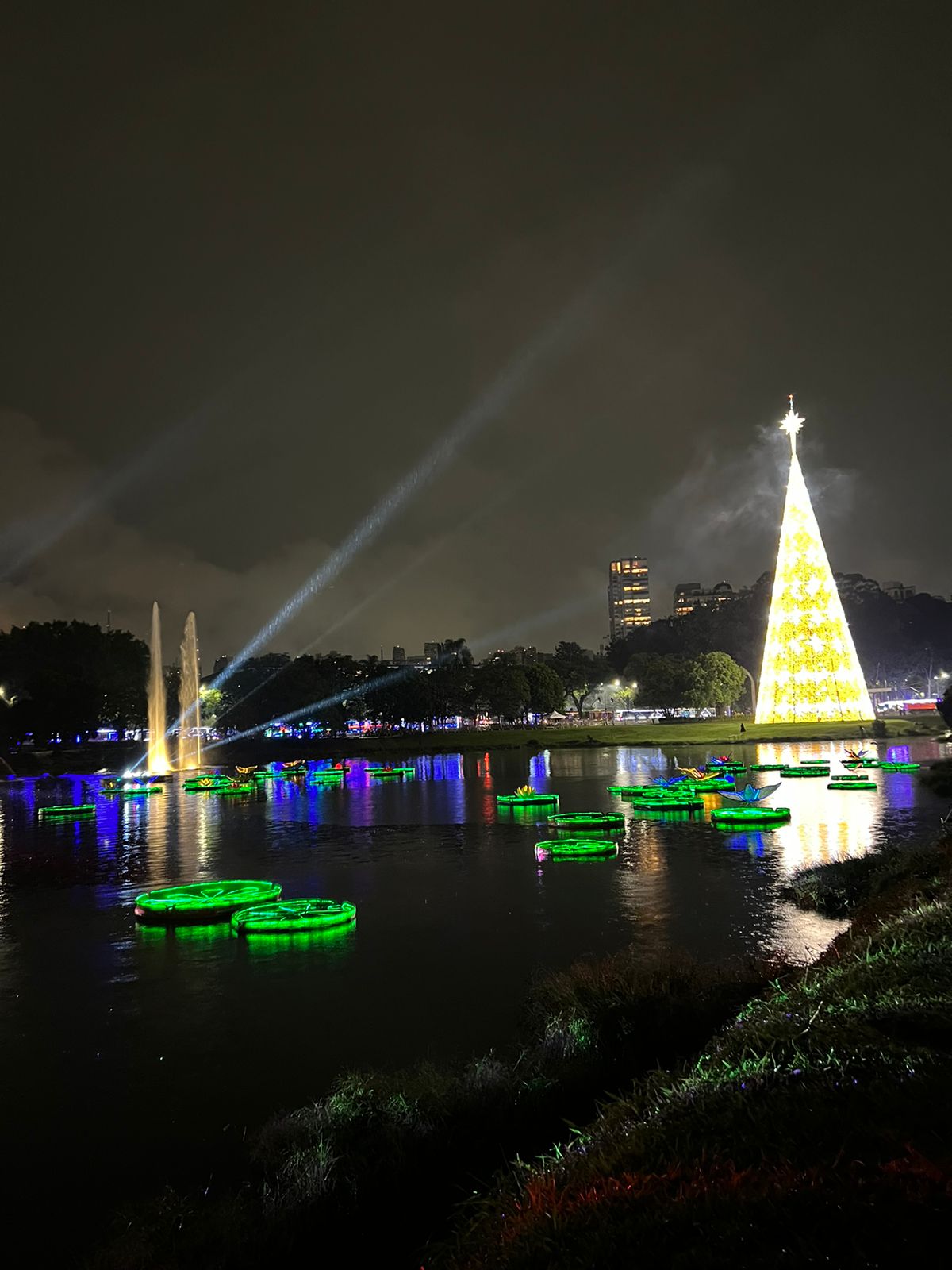 Natal no parque do Ibirapuera